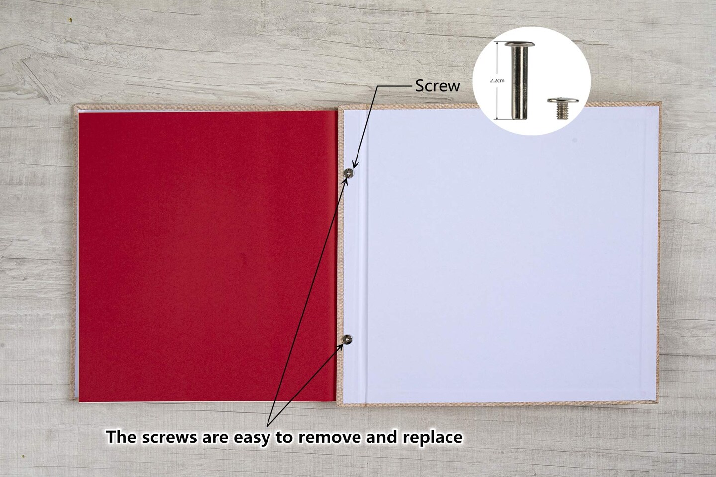 20 Refill Pages, 11x10.6 inches Photo Album Self Adhesive Scrapbook 20 Refill Pages for 11x10.6 inch 40 Pages Photo Album