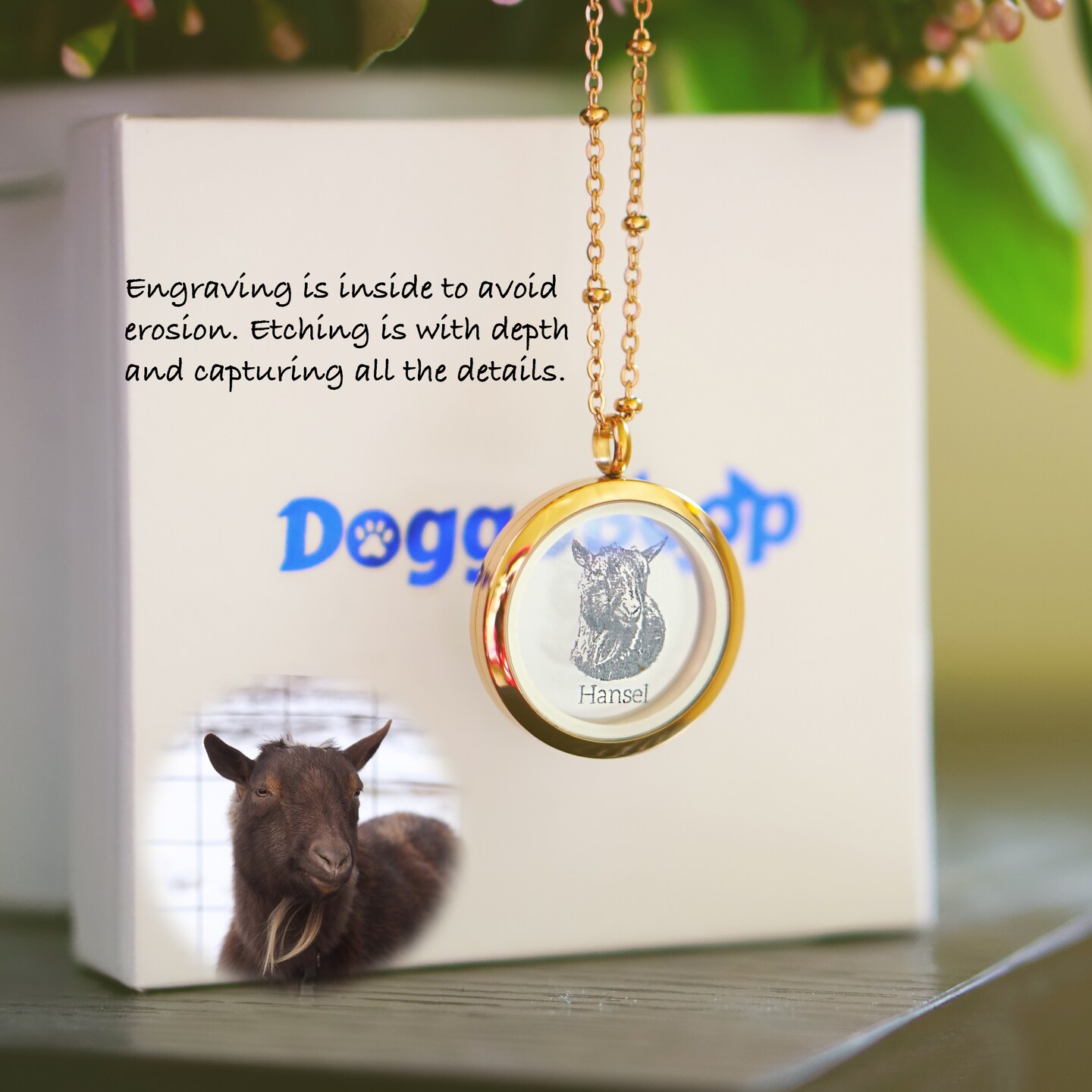 Personalized pet memorial necklace best sale