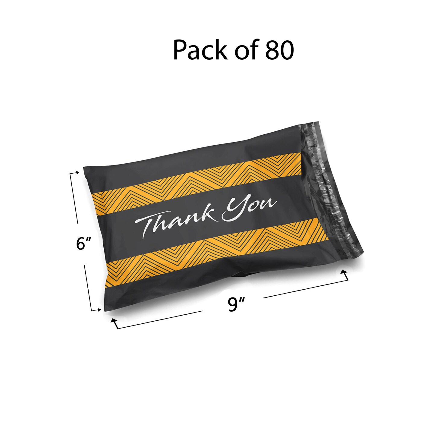 Poly Mailer Envelopes 6" x 9" Multi Design Weight 0.25 to 1 pound