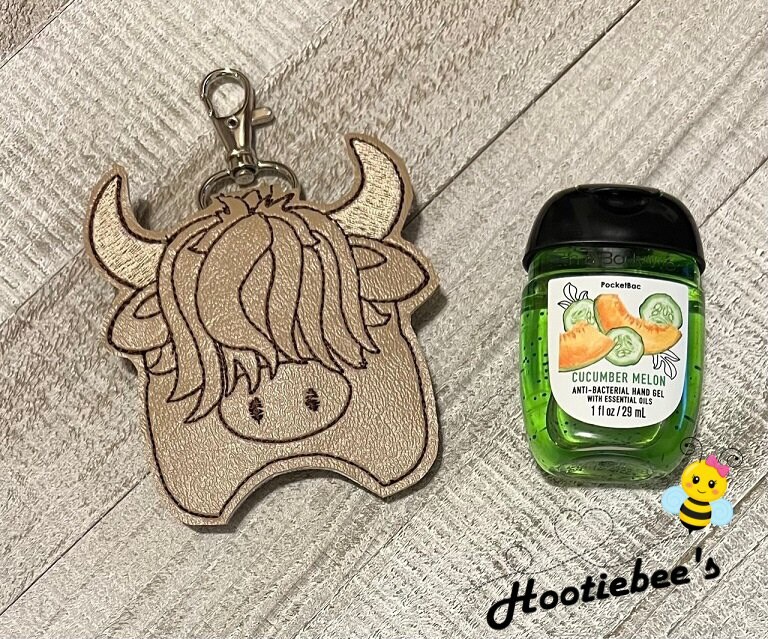 Highlands Cow Hand Sanitizer Holder and or Lip Balm Holder product 3