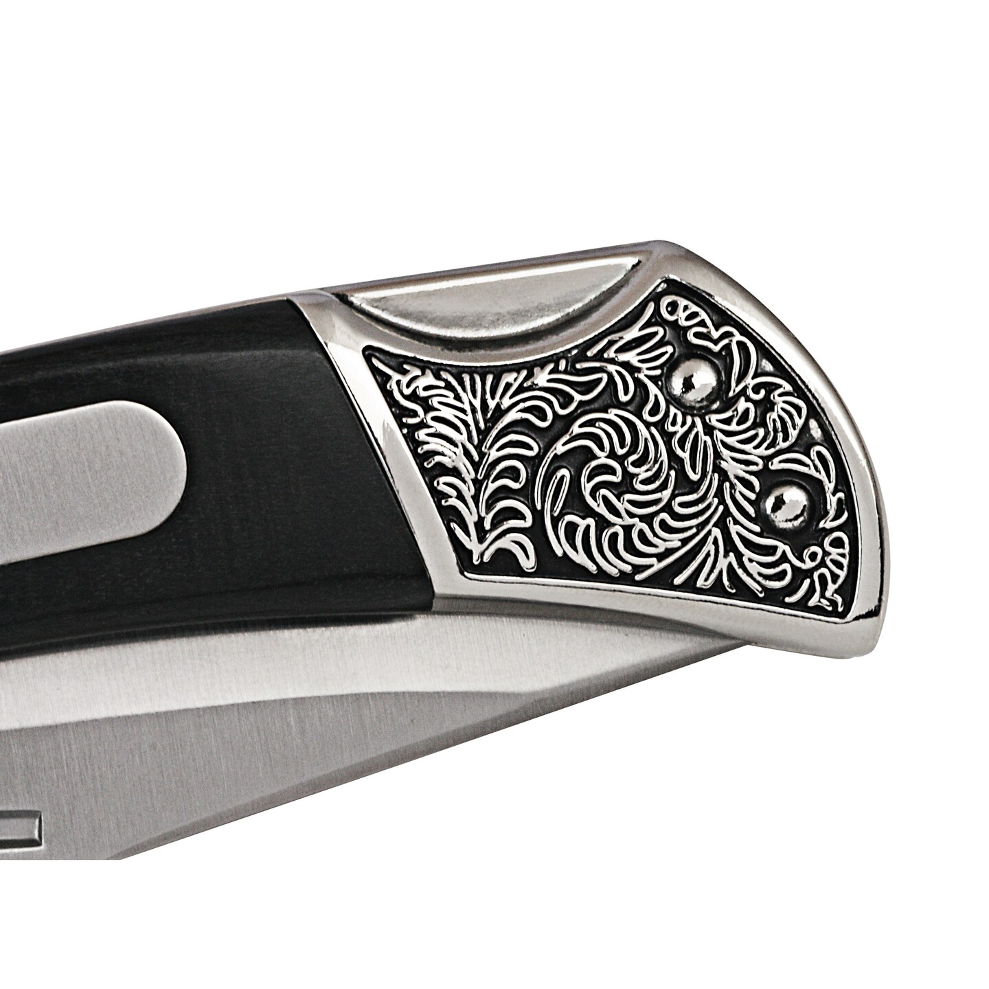 Buffalo Nickel Wood Pocket Knife With Engravable Plate
