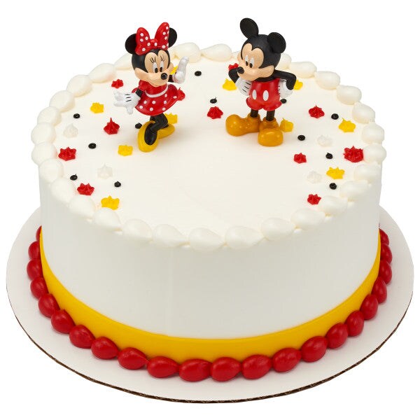 Mickey Mouse and Minnie Mouse DecoSet&#xAE; Cake Decoration 