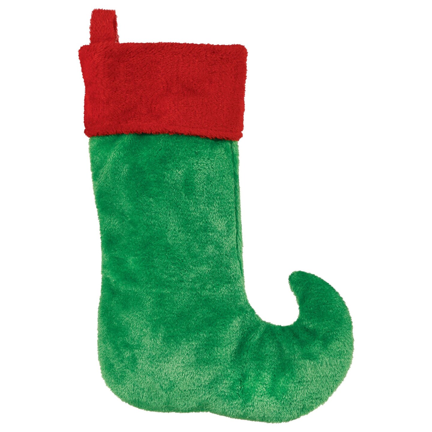 Plush 18&#x22; Elf Stocking, 1ct