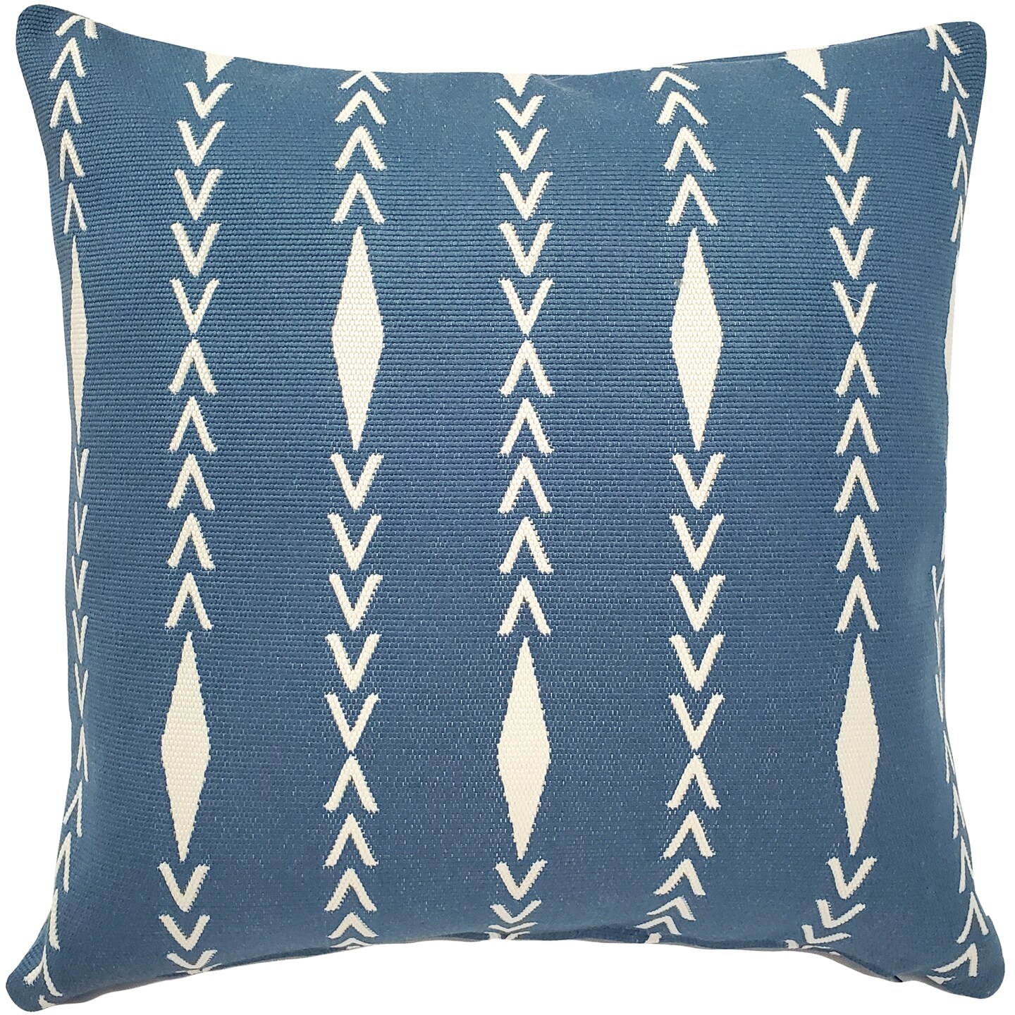 Pillow D�cor Diamond Ray Mineral Blue Throw Pillow 20x20, with Polyfill Insert