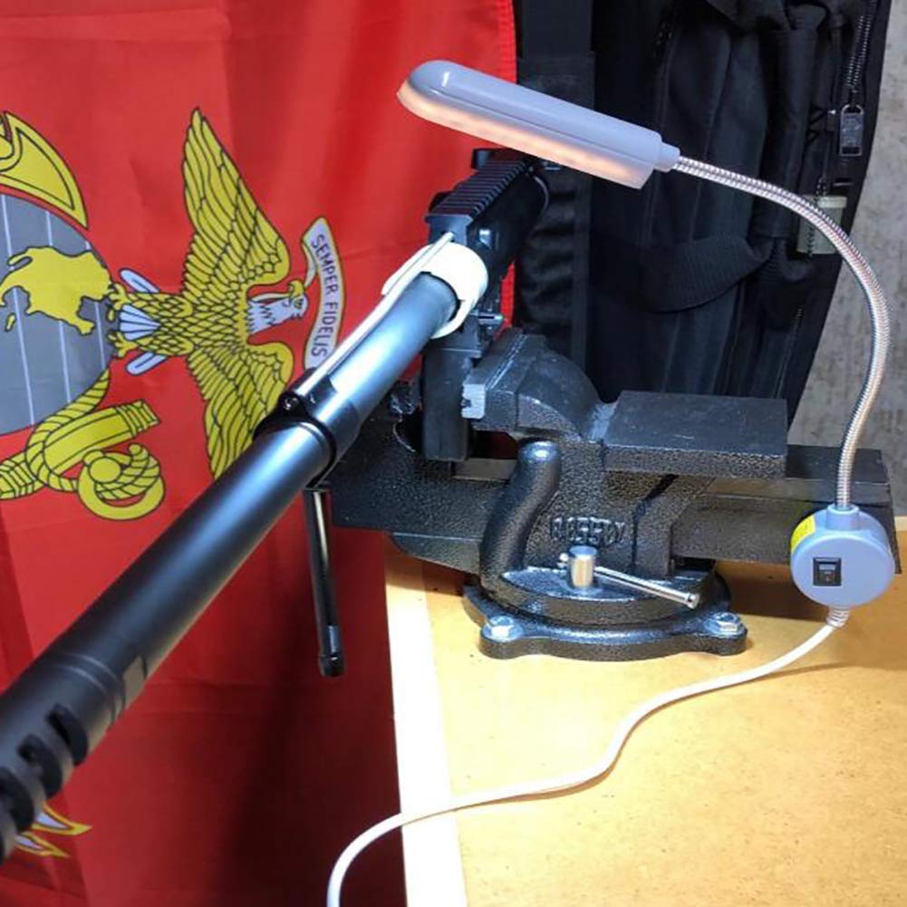 30 Pieces Sewing Machine Light LED Lighting 6 Watt Multifunctional Flexible Gooseneck Arm Work Lamp with Magnetic Mounting Base for Workbench Lathe Drill Press 2 Pack