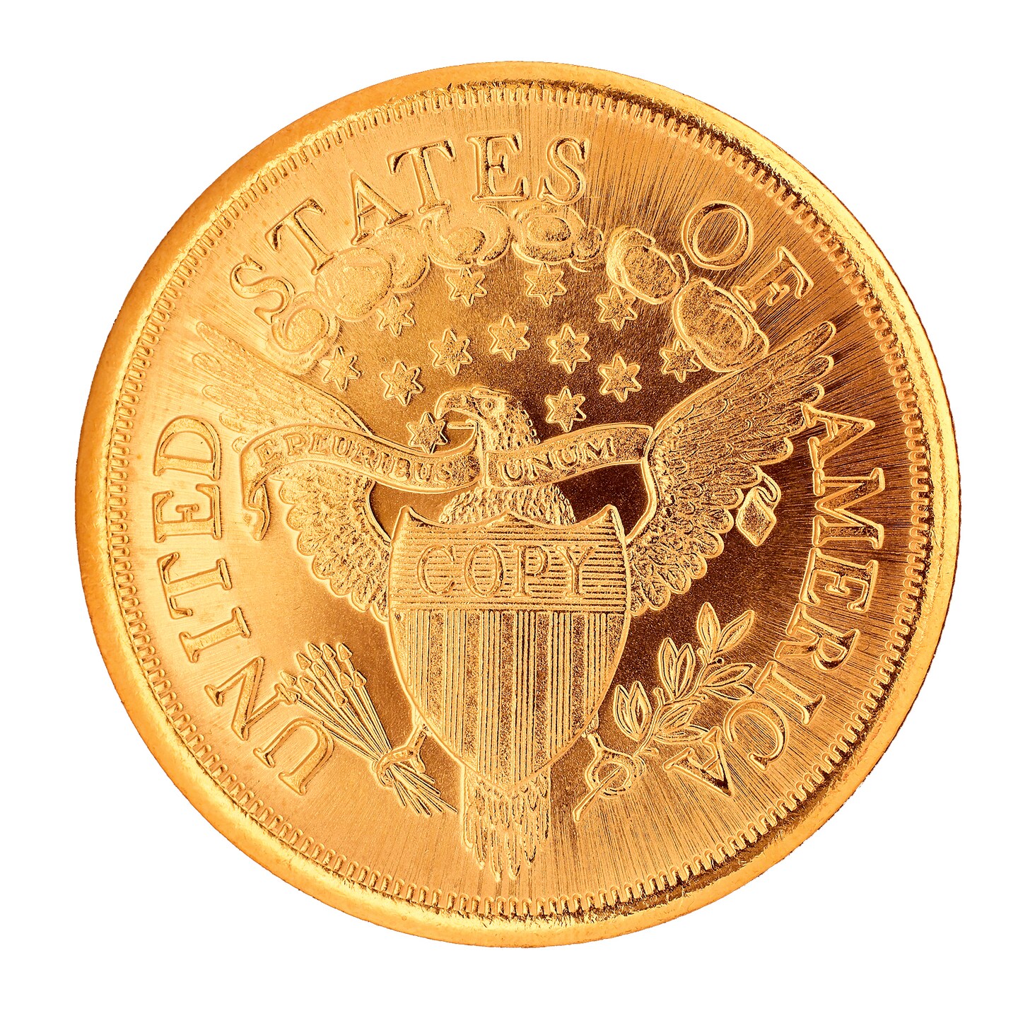 Tribute to America&#x27;s Most Beautiful Coins - $10 Heraldic Eagle Replica Coin