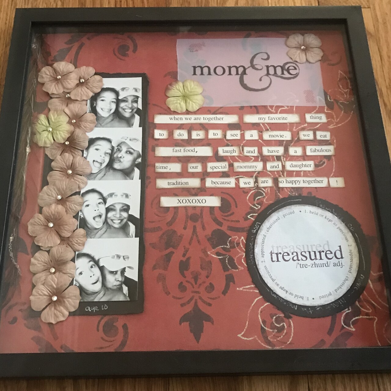 Craft a Cherished 12x12 Framed Memory Page!
