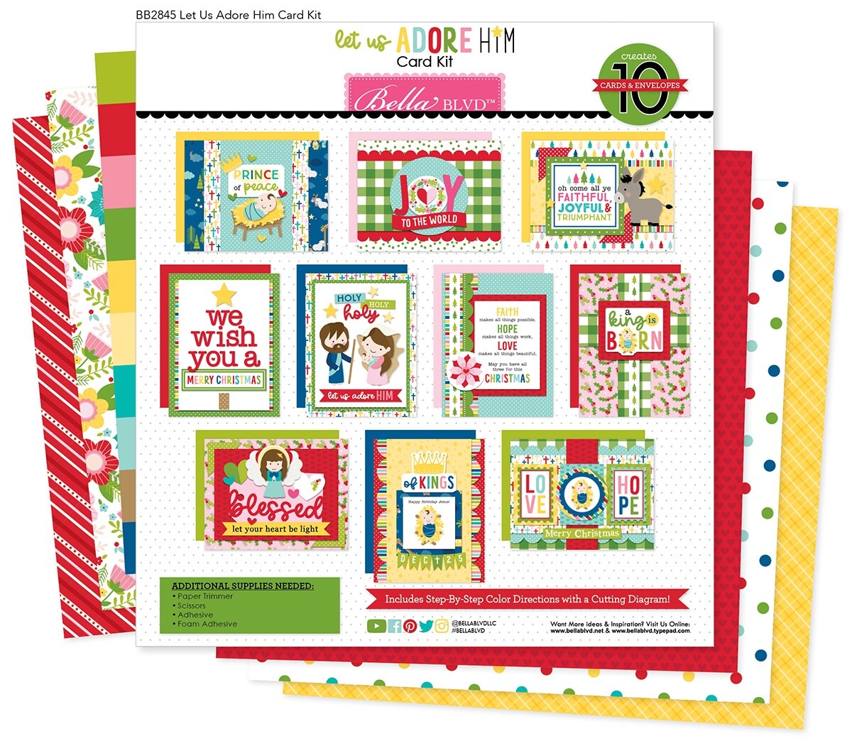 Bella Blvd Card Kit-Let Us Adore Him | Michaels