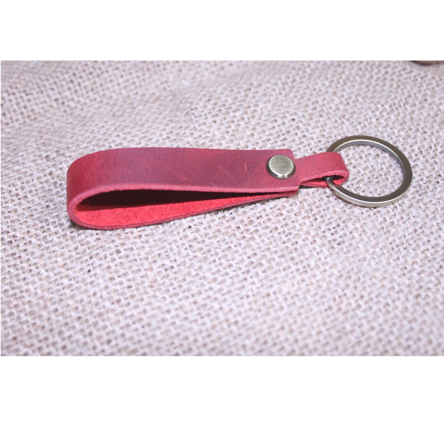Top Grain Genuine Leather Key Chain | MakerPlace by Michaels