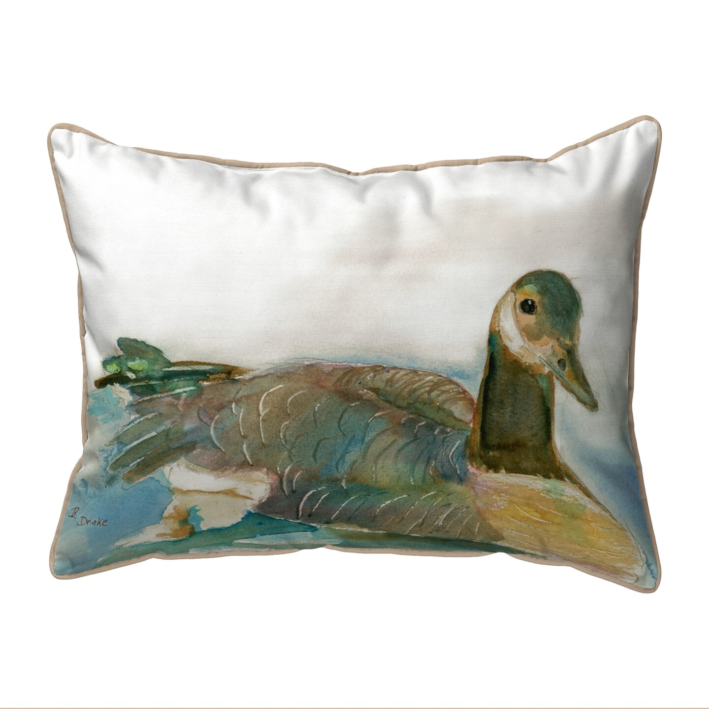 Betsy Drake Canada Goose Right Extra Large Zippered Indoor/Outdoor Pillow 20x24
