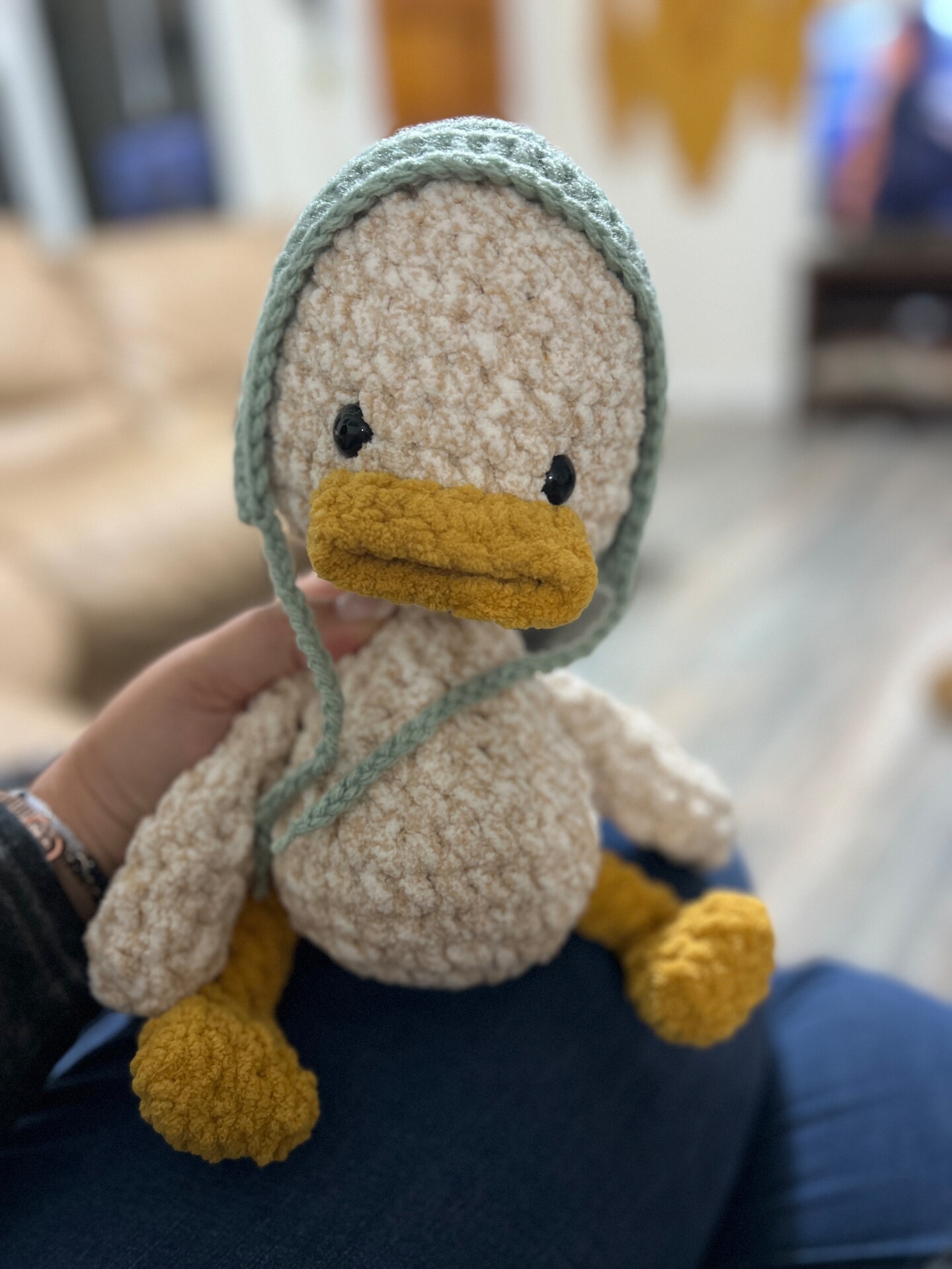 Custom Bubbles the Duck, crochet plushie, crochet duck, easter gift ...