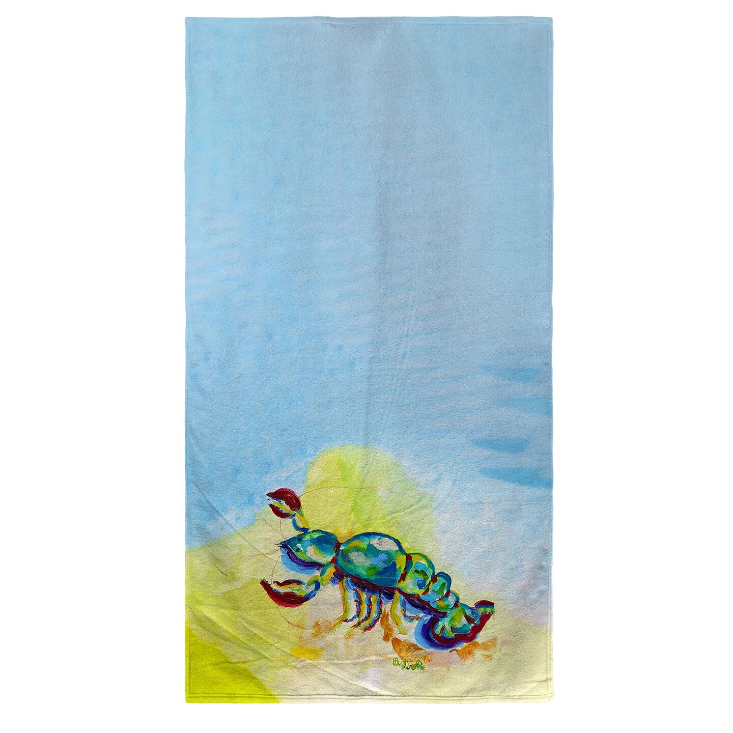 Betsy Drake Colorful Lobster Beach Towel