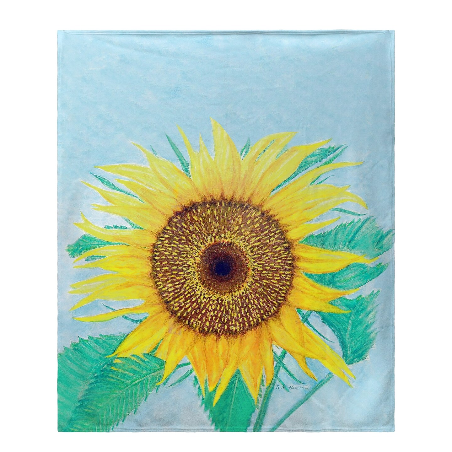 Betsy Drake Sunflower Throw