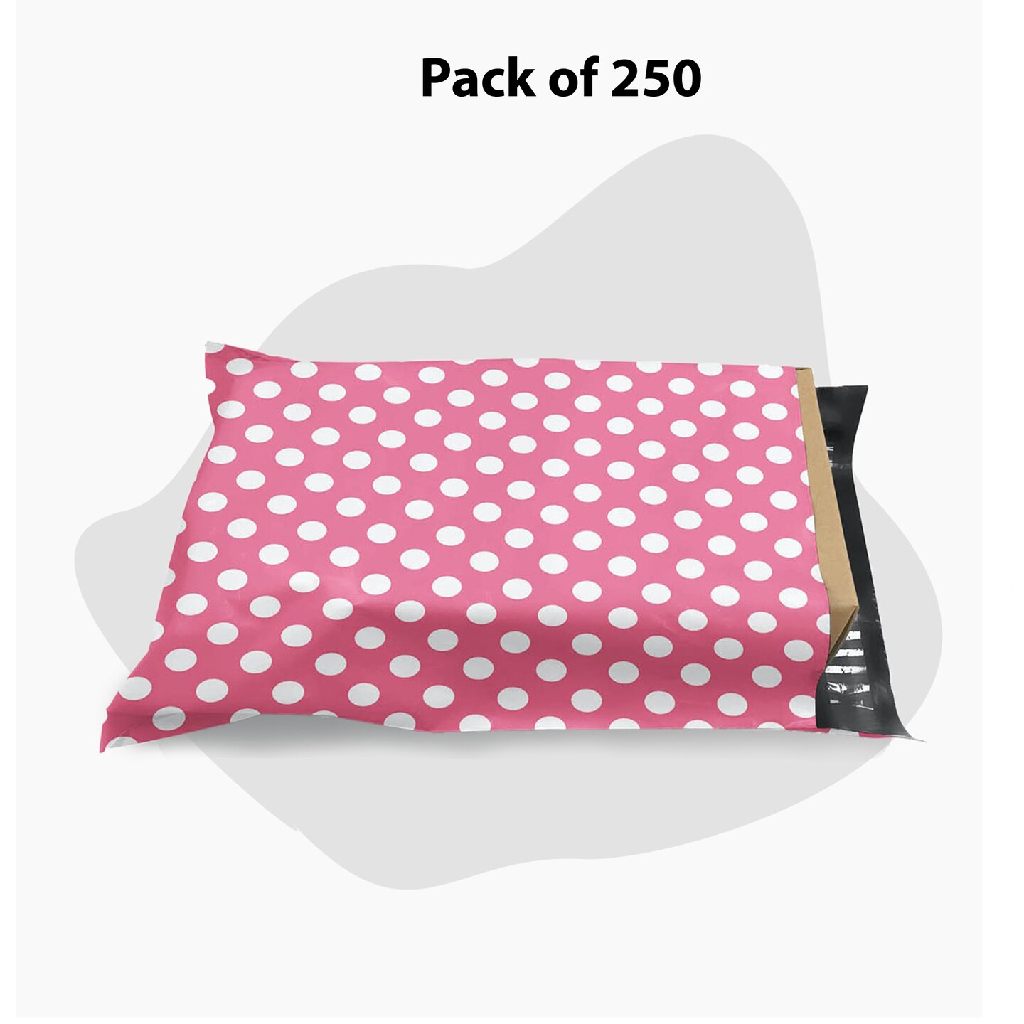 6x9 Polka Dot Poly Mailer Envelopes Durable 2 Mil Shipping Bags for Mailing & Packaging