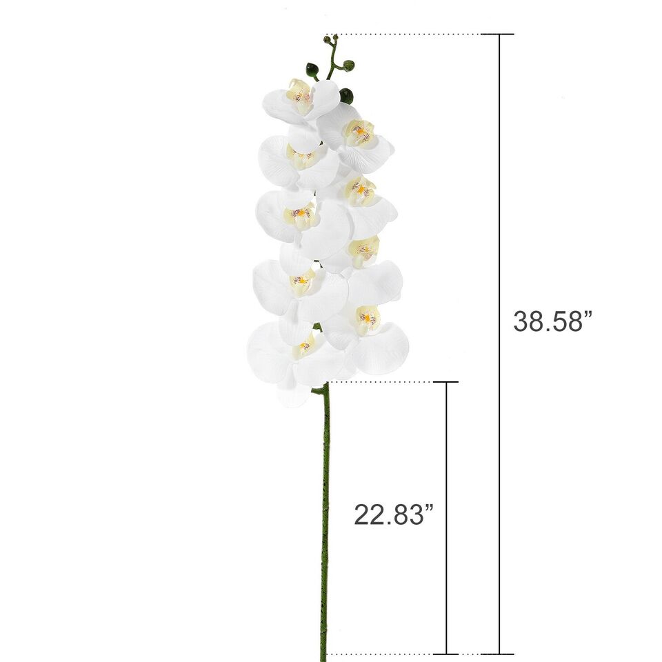 Artificial Orchids Flowers with 9 Heads