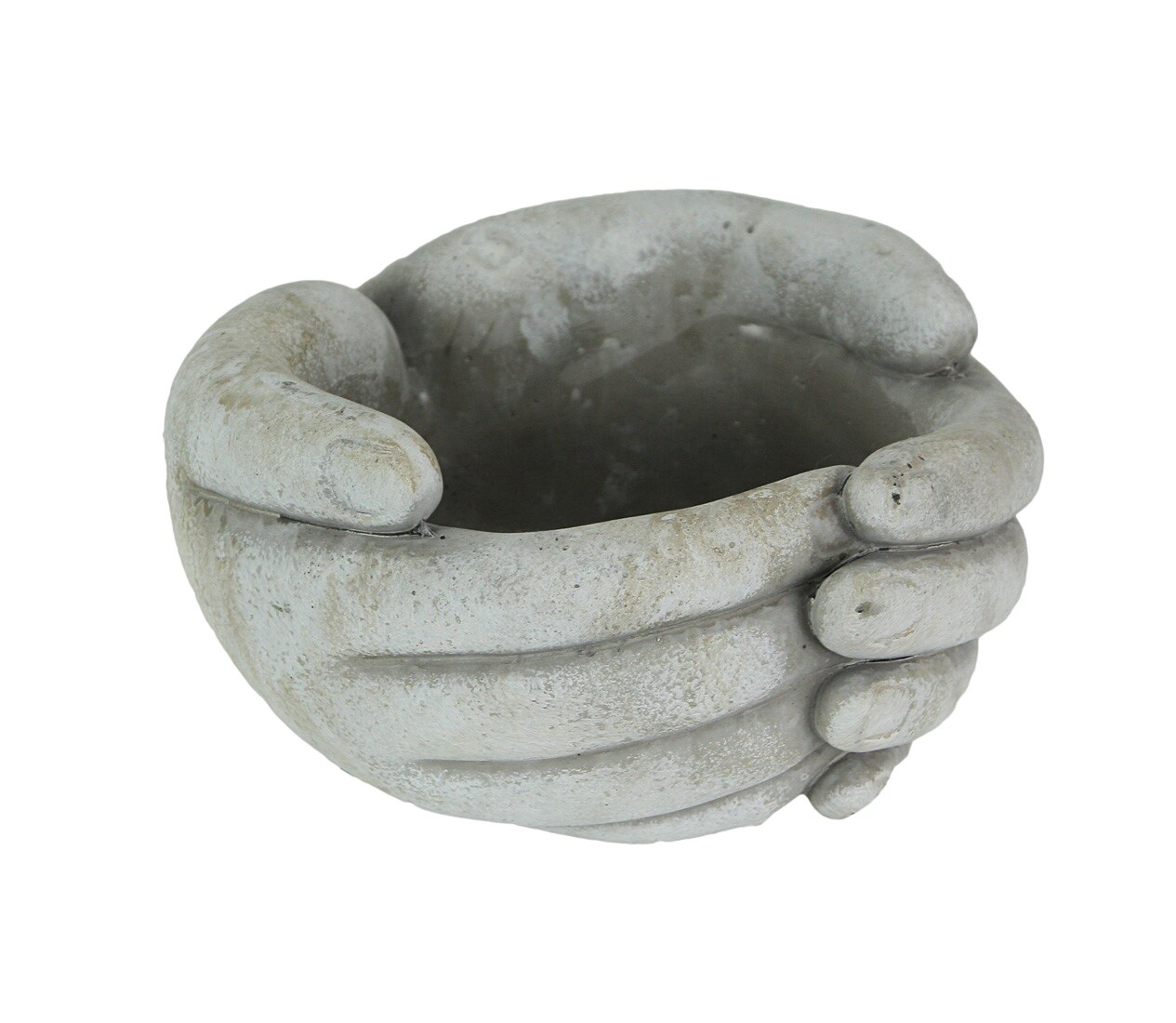 7 Inch Helping Hands Indoor/Outdoor Concrete Plant Pot Planter