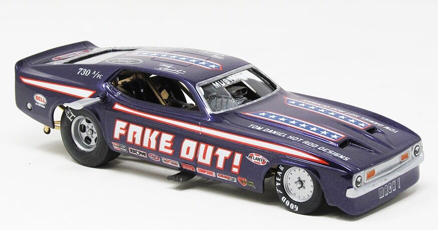 Atlantis Plastic Model Kit-Snap Tom Daniel Fake Out Funny Car