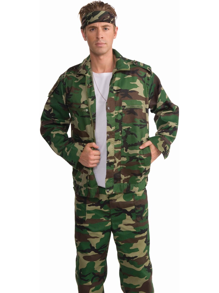 Adult Camouflage Army Military Soldier Jacket
