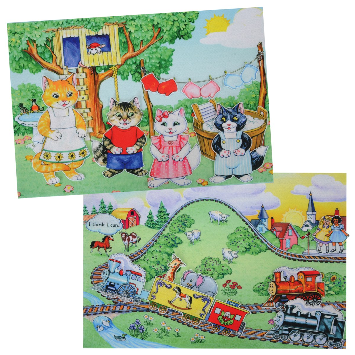 Kaplan Early Learning Company Favorite Stories Flannelboard Set with 2 Favorite Children&#x27;s Stories