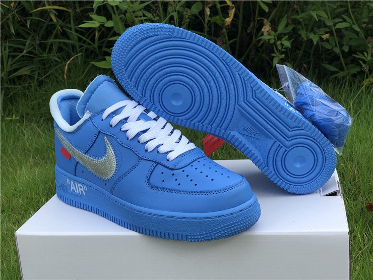 Nike off white blue air force best sale