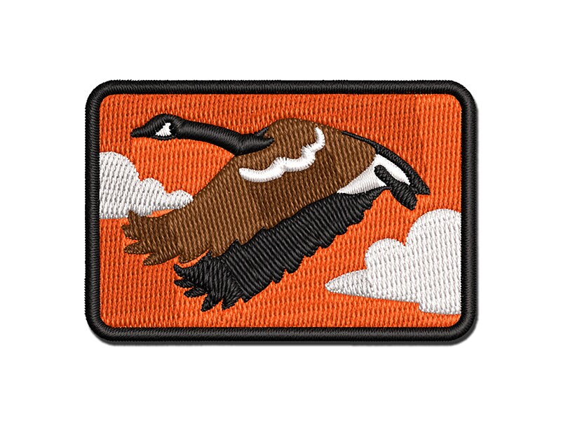 Canadian Goose Canada Multi-Color Embroidered Iron-On or Hook &#x26; Loop Patch Applique