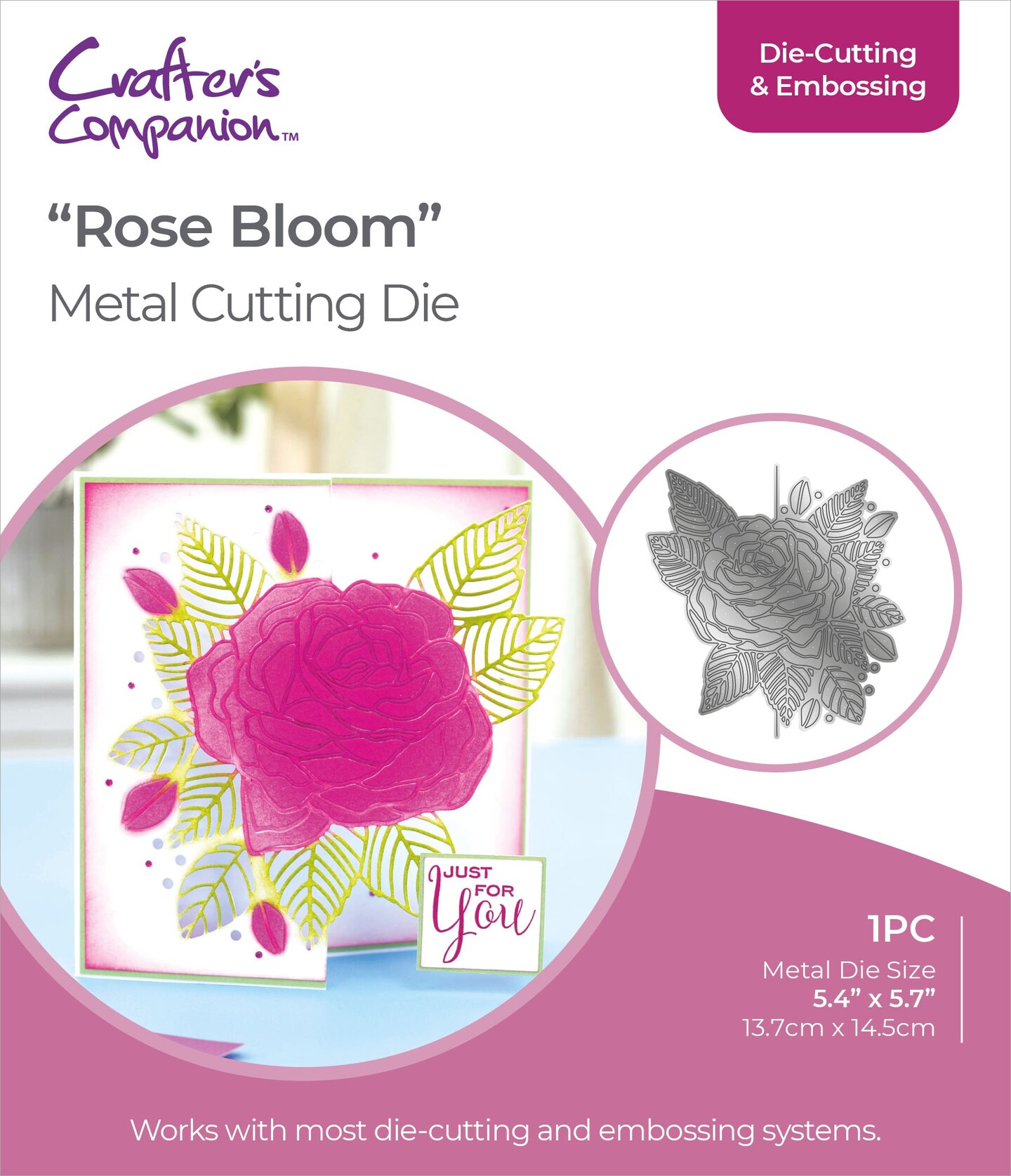 Gemini Create A Card Metal Die-Rose Bloom