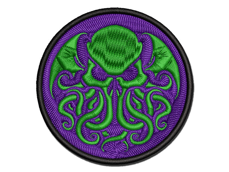 Cthulhu Eldritch Horror Multi Color Embroidered Iron On Or Hook And Loop Patch Applique Michaels 4366