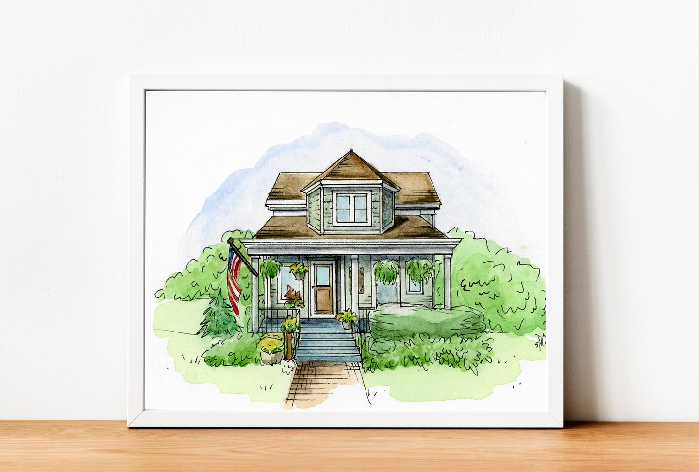 Custom Home Painting ~ Watercolor ~ House Portrait ~ Illustration ~Perfect for Anniversary 2024 or Wedding