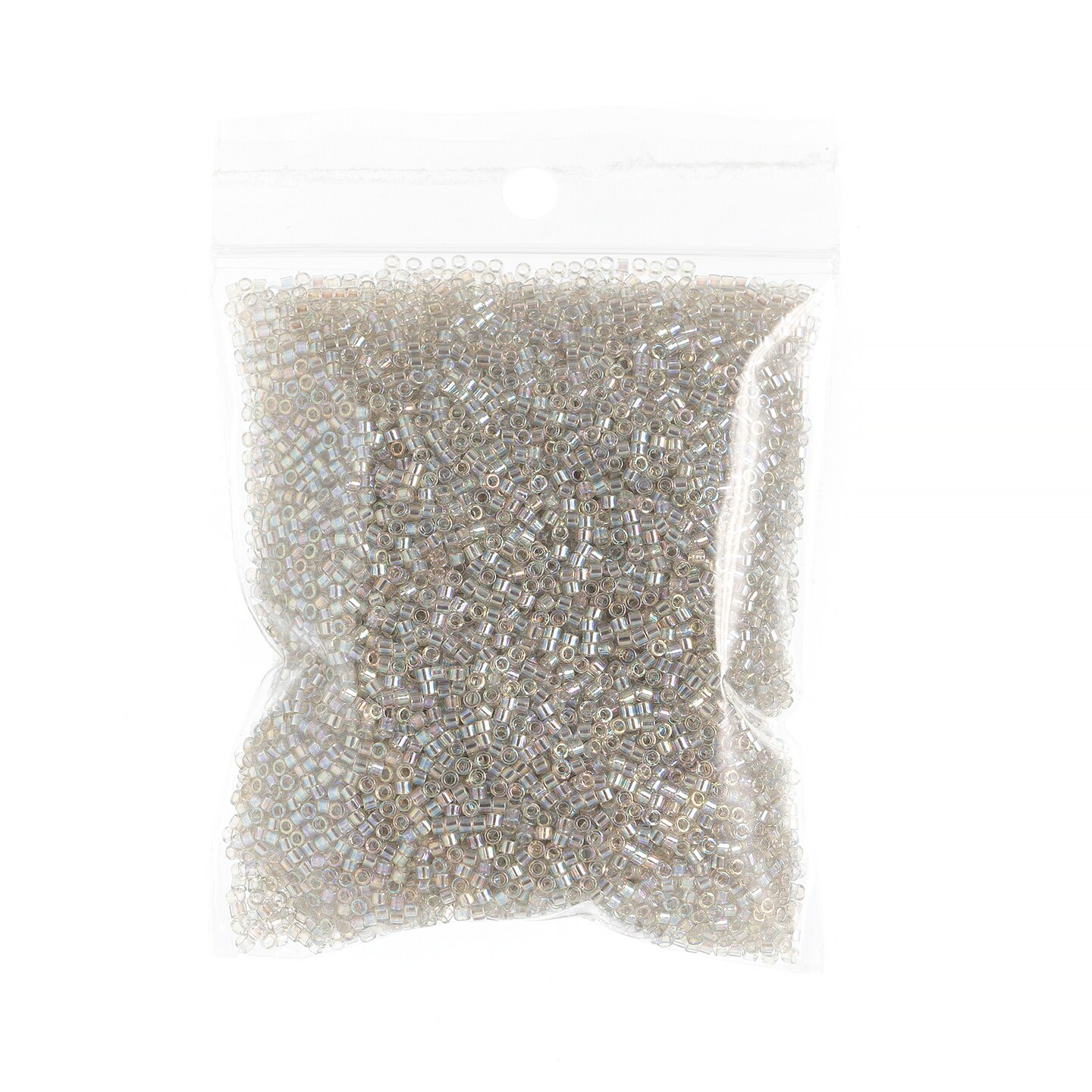 Miyuki Delica 50g Transparent Glass Beads, 11/0