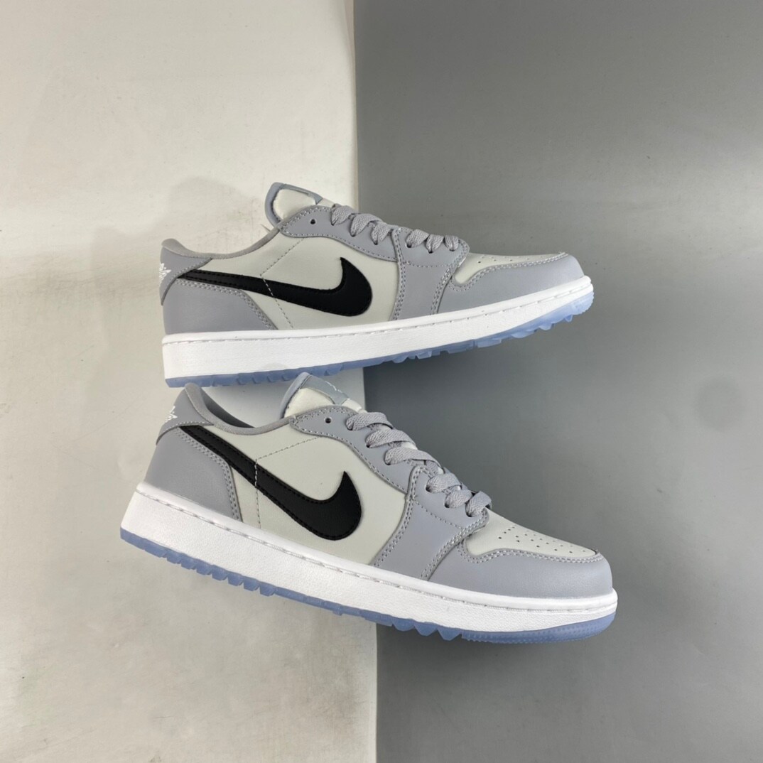 Air Jordan 1 Golf Low Wolf Grey Photon Dust White Black - Sneakers