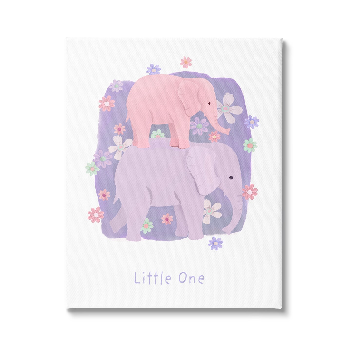 Little One Baby Elephant Canvas Art Michaels