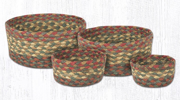Earth Rugs CB-300 Honey / Vanilla / Ginger Casserole Baskets Set of 4
