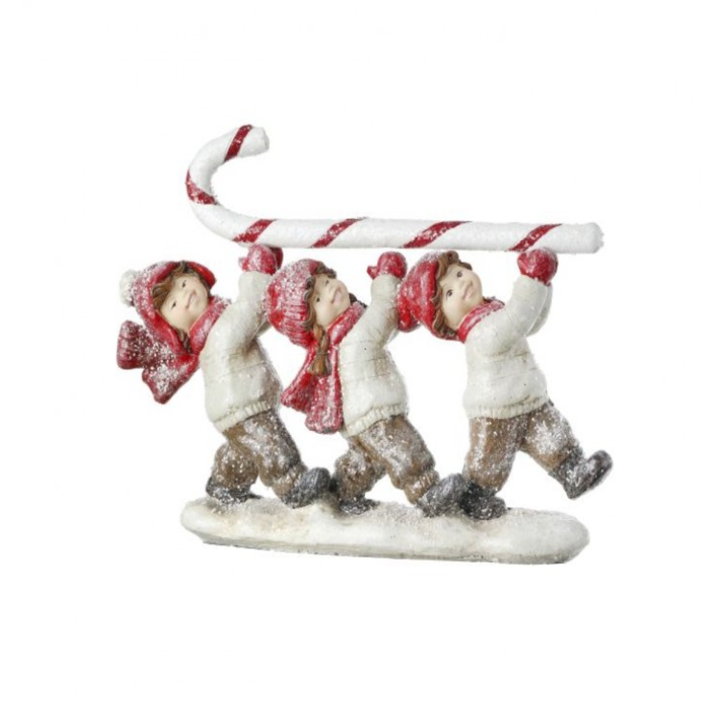 4.5&#x22; Children Carrying Candy Cane