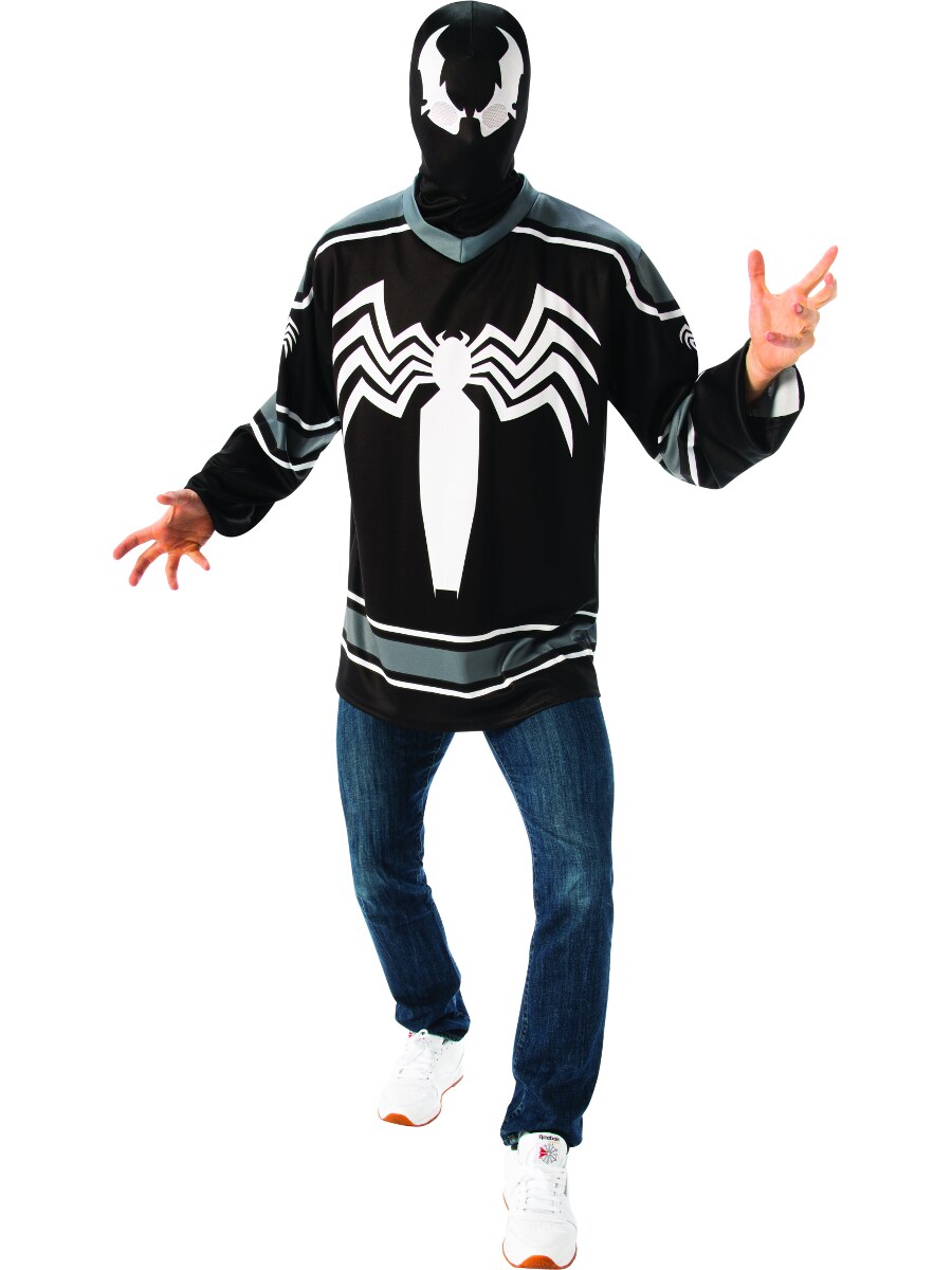 Marvel Spider-Man Venom Comfort Fit Hockey Jersey Adult's Costume
