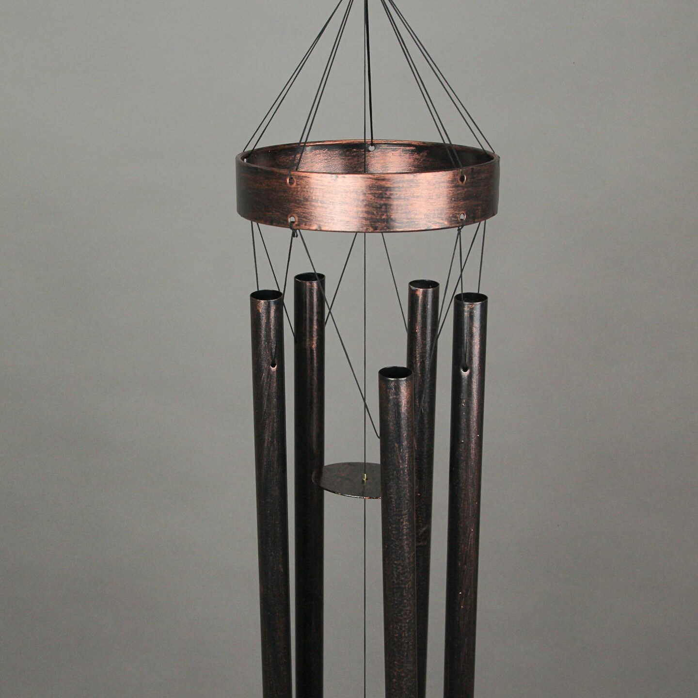 Metal Technicolor Wind Spinner Hanging Chimes Outdoor Decor Garden Patio Art