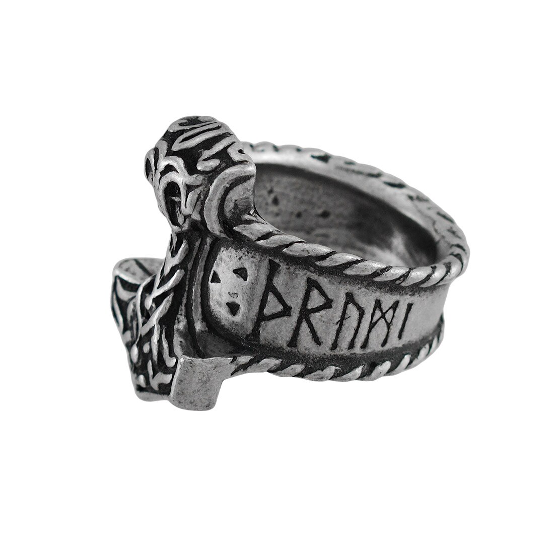 Alchemy Thor&#x27;s Rune Hammer Ring