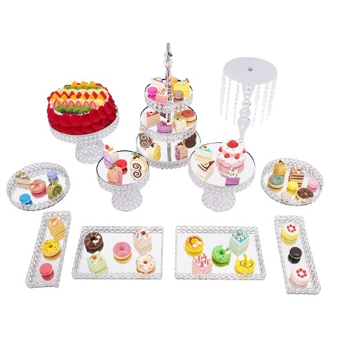 Kitcheniva 11-Piece Set Cake Stands Round Cupcake Stands