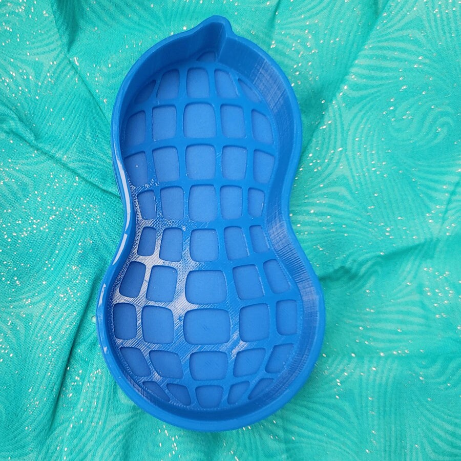 Peanut silicone freshie mold