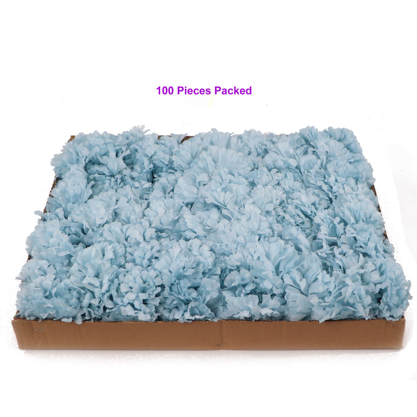 LGBT Carnation Picks: Set of 100, 3.5&#x22; Wide, Silk Flowers, Floral Home by Artificial Flowers