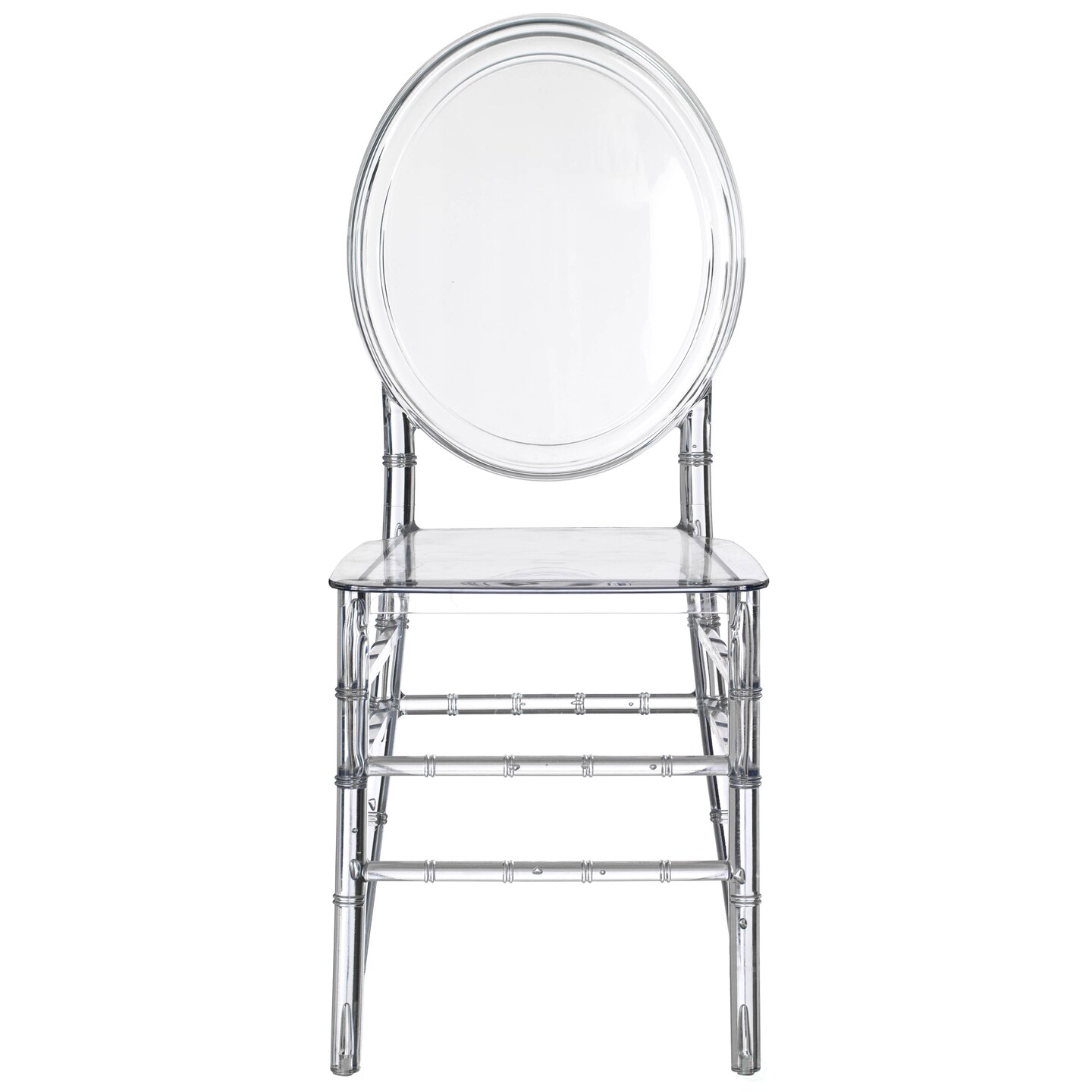 Modern Acrylic Crystal Ice Chair, Florence Dining Chair, Stackable Transparent Seating for Events and Weddings