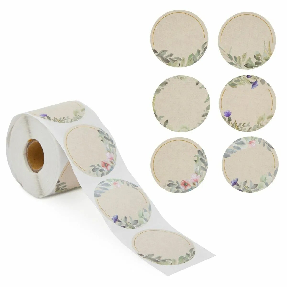 500 Pack Mason Jar Labels Stickers for Jars, Lids and Kitchen Accessories