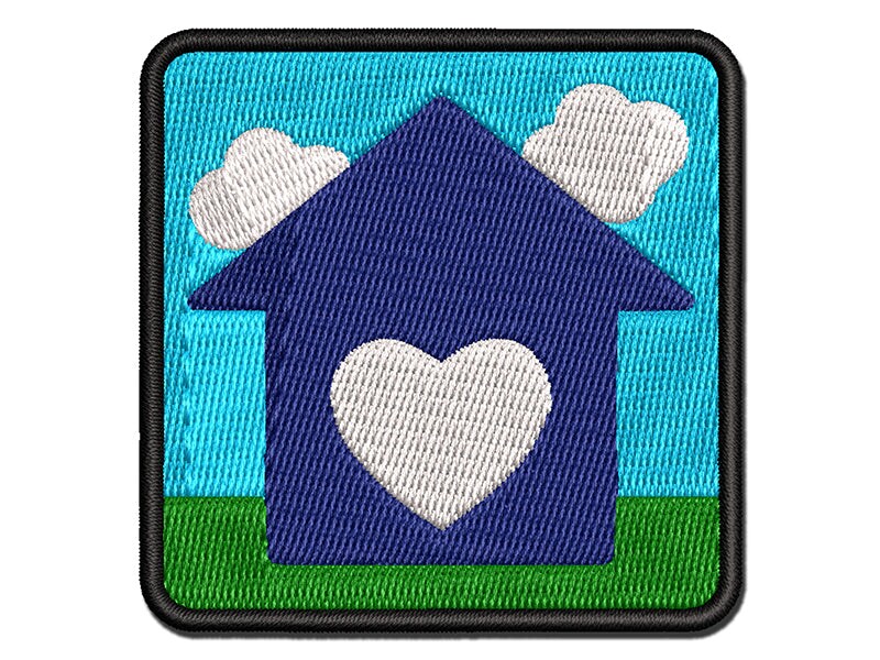 Autism Awareness Support Ribbon Embroidered Patch - Hook And Loop Applique By Blue Heron