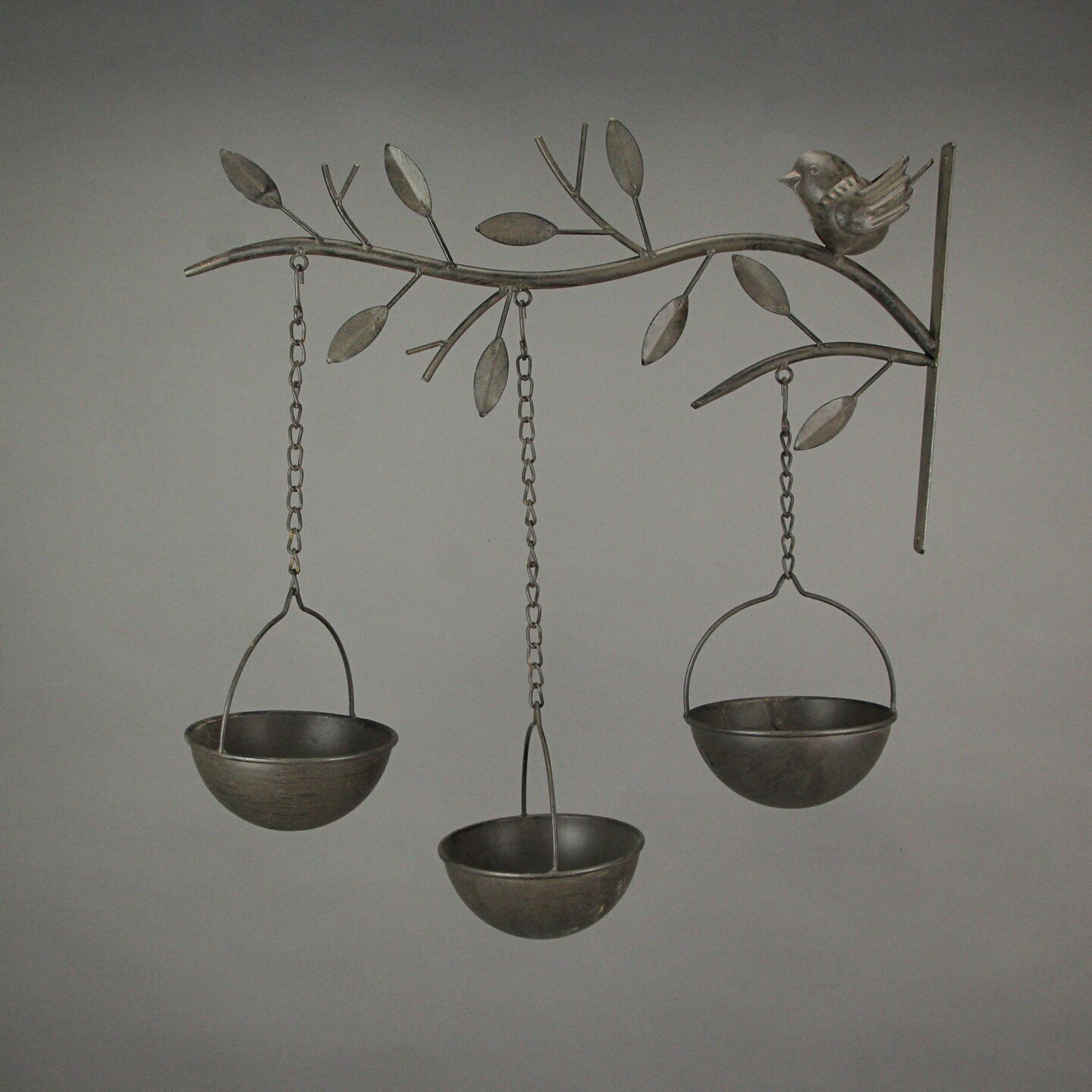 Metal Tree Branch Plant Hook Basket Hanger Bracket Decorative Wall Decor