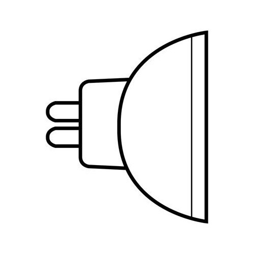 SUNLITE EYC 75w 12V MR16 Flood 38 No Front Glass Halogen Light bulb