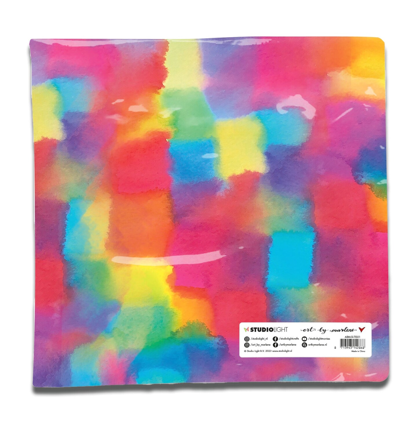 Studio Light ABM Tissue Paper Colorful Designs Signature Collection 165x165x10mm 10 PC nr.01