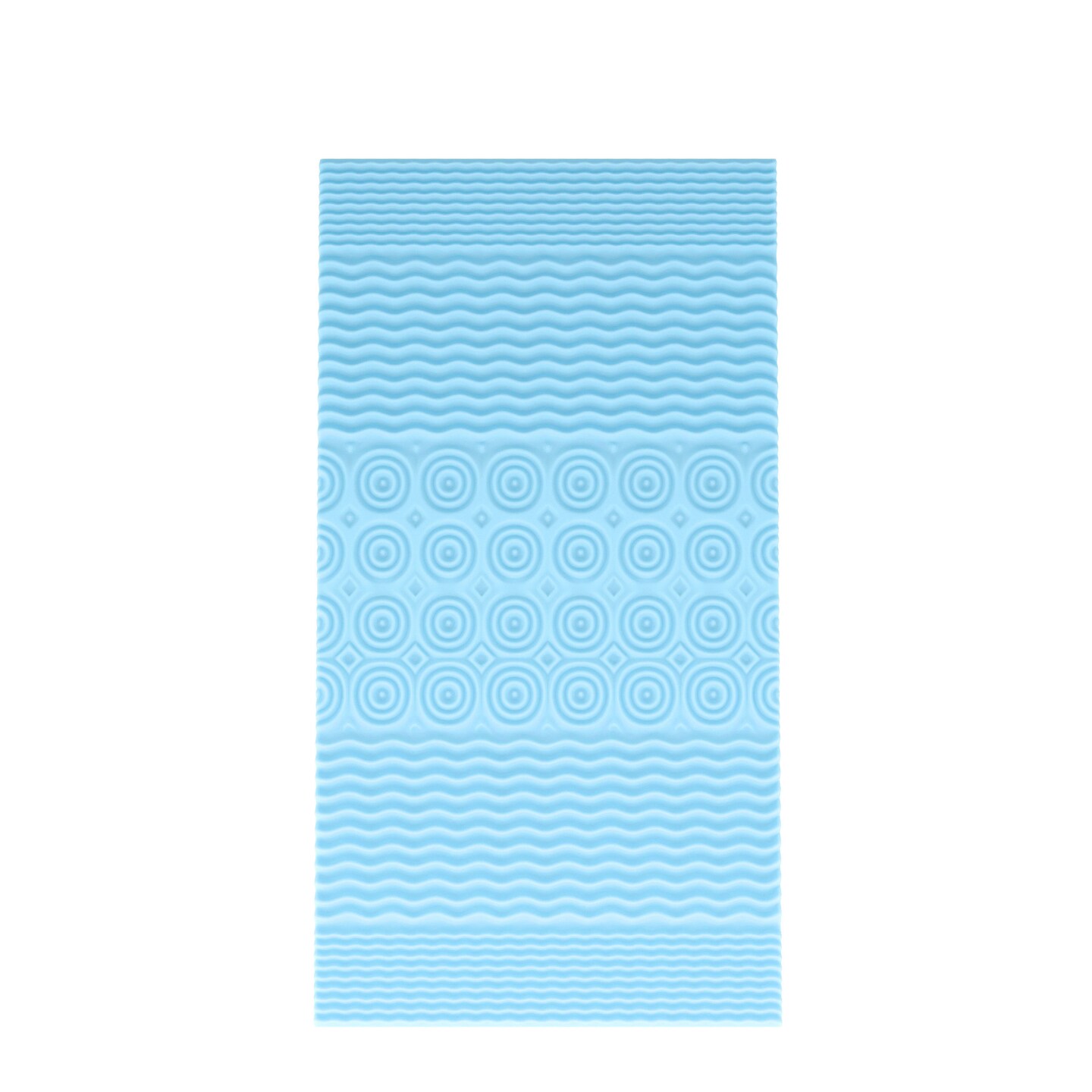 Emma and Oliver Astor Memory Foam Mattress Topper with Cooling Gel Infused, CertiPUR-US Certified Foam and 5-Zone Support