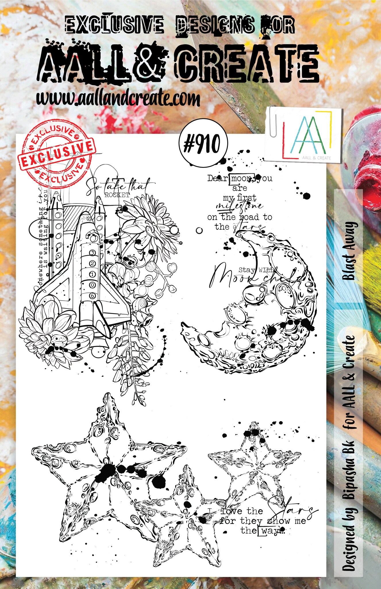 AALL and Create  Stamp Set -910 - Blast Away