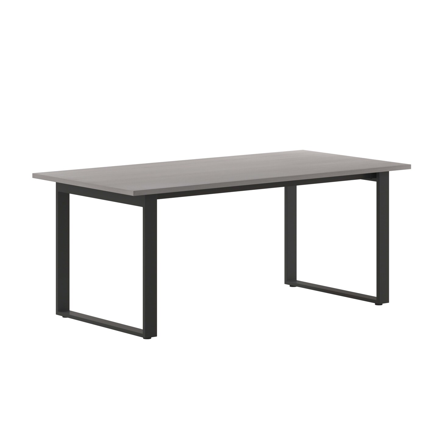 Emma and Oliver Remy 72x36 Dining or Gaming Table with Double Sided Laminate Table Top and Heavy Duty U-Frame Steel Base