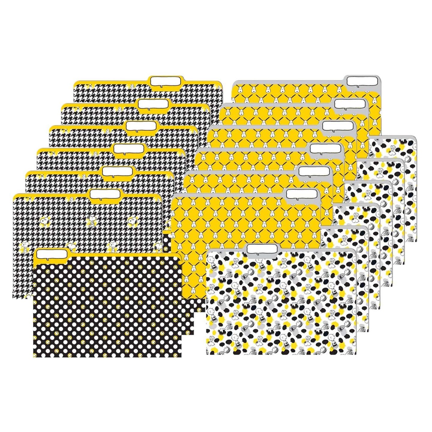 Peanuts&#xAE; Touch of Class File Folders, 4 Per Pack, 6 Packs