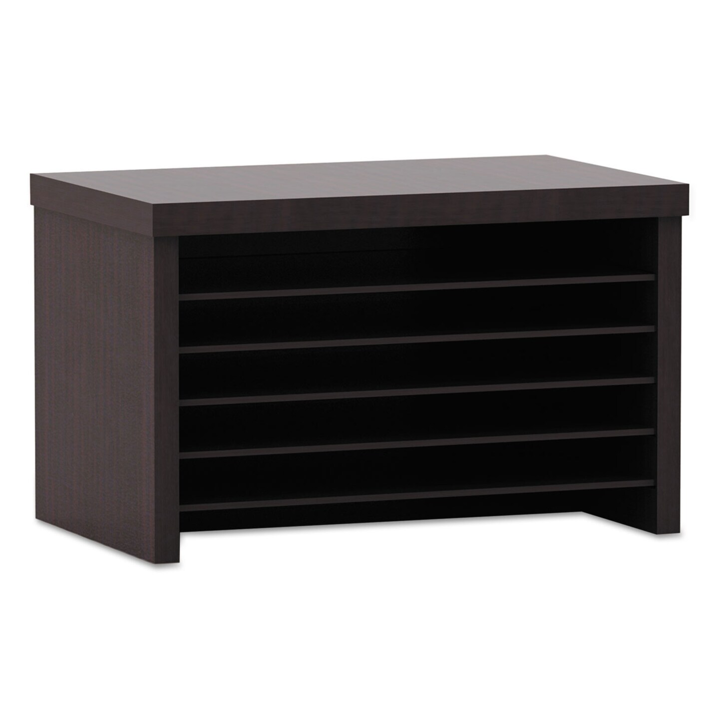 Alera Valencia Under Counter File Organizer Shelf, 15.75w x 9.88d x 10.88h, Espresso Alera Valencia Under Counter File Organizer Shelf, 15.75w x 9.88d x 10.88h, Espresso